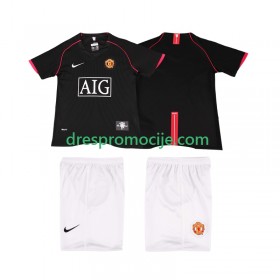 Manchester United 2007 2008 Dres Retro Dječji Gostujući Kratkih Rukava